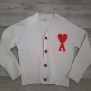 AMI Paris Wool Cardigan